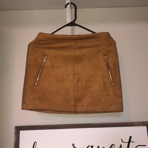 Small Camel Colored Skirt